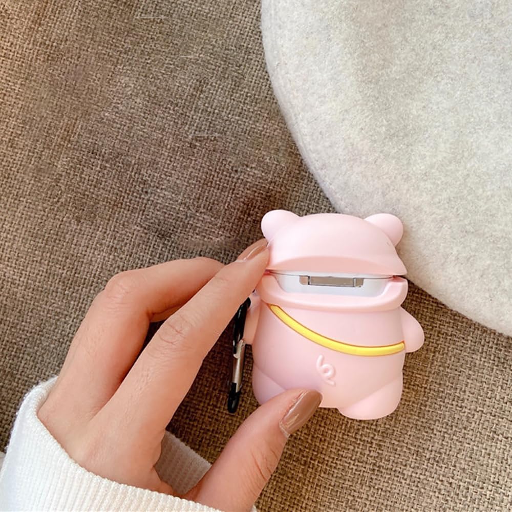 Amazon | 対応AirPods3用の 第3世代 シリコンケース ピッグ 子豚 ブタ
